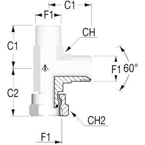 BSP60 L Adapter Male 1/4