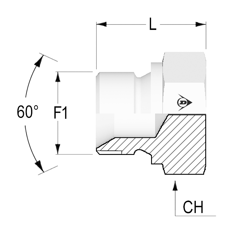 BSP60 Plug Male1 1/4" 1207668
