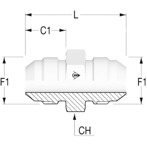Straight JIC Male 1 1/16 1203616