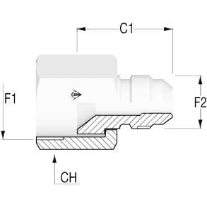 JIC Reducing Female 1 1/16