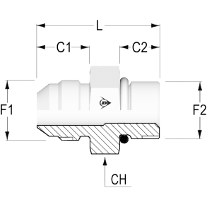 Straight Male JIC 1/2