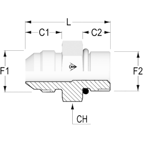 Straight Male JIC 3/4