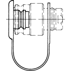 Dust Cap Fem Coupling Flat Face Red 1/2