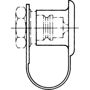 Dust Cap Male Coupling Flat Face Red 3/8 1223536