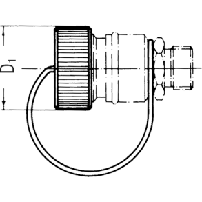 Dust Cap Female Screw Coupling HDK 1/2
