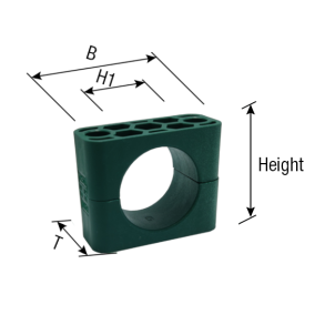 Rrklemmer - Gr.1 - 8mm - Grn 1901601