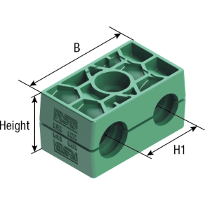 Rrklemmer - Gr.1 - 6mm - Grn 1901394