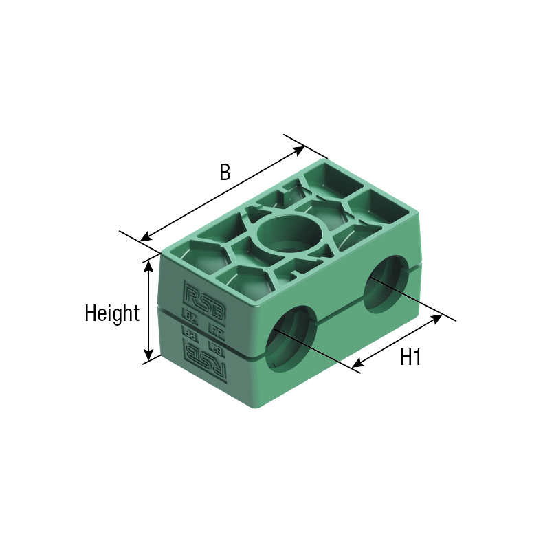 Rrklemmer - Gr.5 - 42mm - Grn 1901423