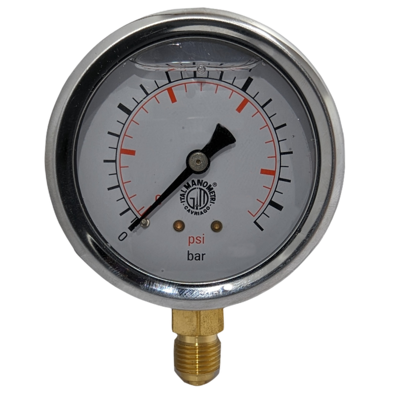 Gauge SS304 Low Mount 0+60 Bar 1/4 63mm - 0 +60 Bar 1210082