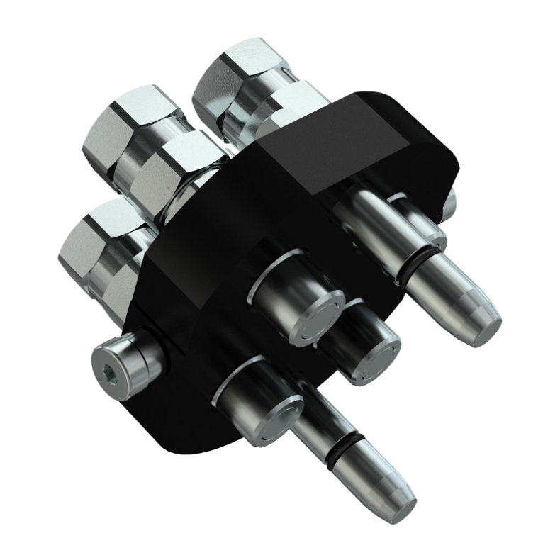 Multi Faster - Hanpart - 4 udtag -  3/8" BSP indvendig  1219336