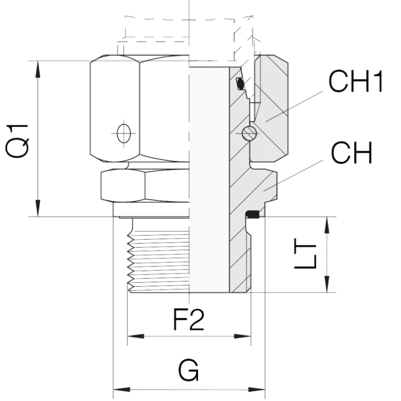 FORM.RRST.  12-L 1/4"M/OR > 75176516212  1218411