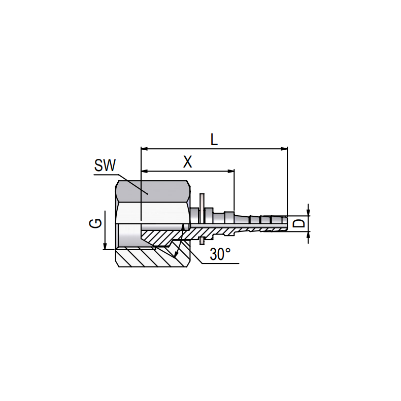 TEST NIPPEL 1/4" BSP DN2  > 7554004000  1217215