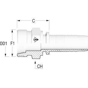 12L - M18x1.5 udv. gev. til 1/4