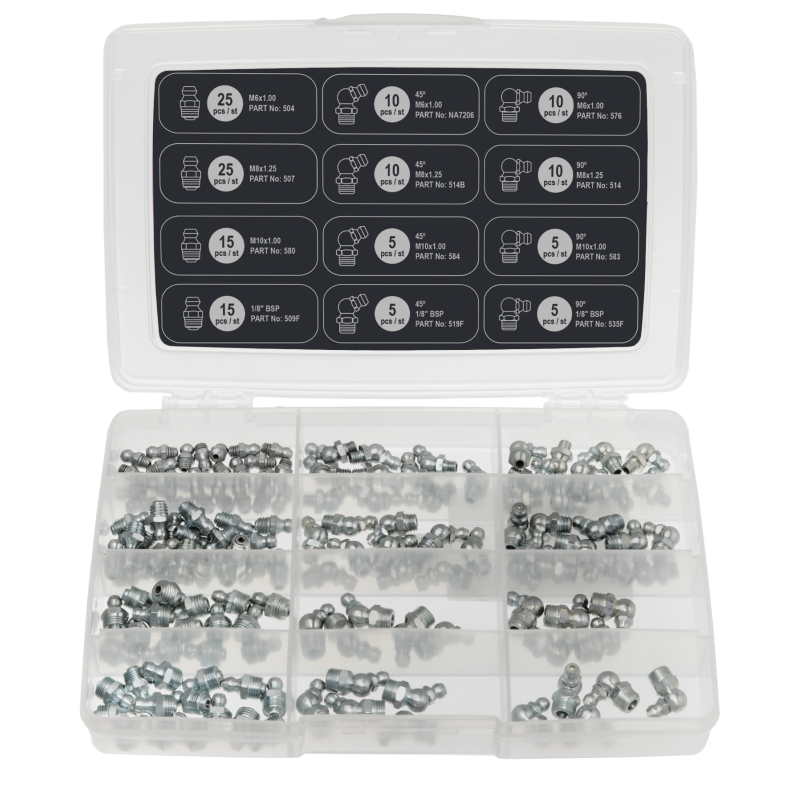 Sm�renippel sortiment 140 dele St�l