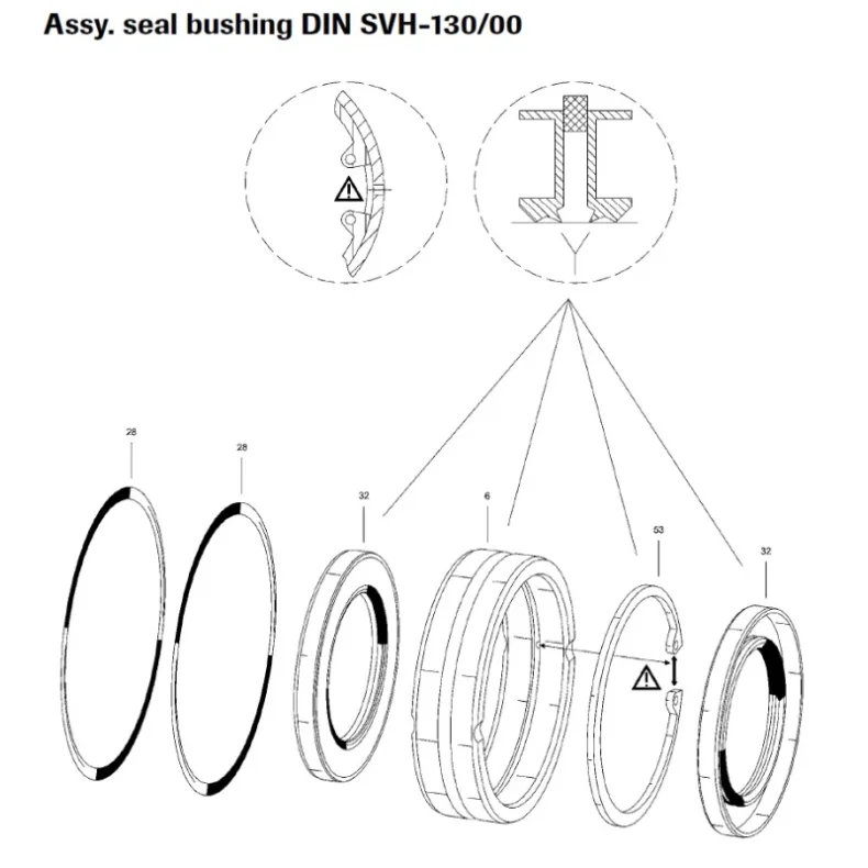 SVH Shaft Seal (NBR) 062-1307991906